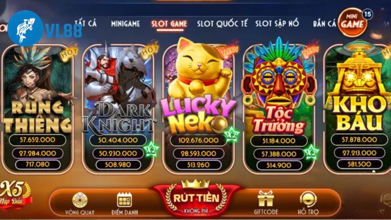 Nổ Hũ VL88 – Trò Chơi Giúp Bạn Chạm Tay Ngay Jackpot Tiền Tỷ Anh em nên chọn game nổ hũ VL88 có tỷ lệ RTP cao và nhiều dòng trả thưởng