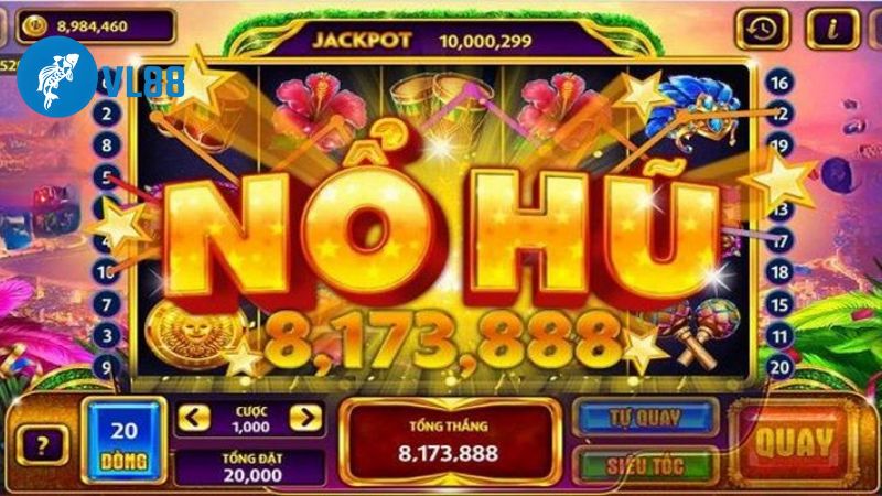 Nổ Hũ VL88 – Trò Chơi Giúp Bạn Chạm Tay Ngay Jackpot Tiền Tỷ Trò nổ hũ VL88 thu hút đông đảo người chơi nhờ quỹ thưởng Jackpot cực kỳ khủng